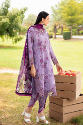 N-606 | 3PC Unstitched Suit Luxury Lawn Vol-06 Rangrez By Ramsha
